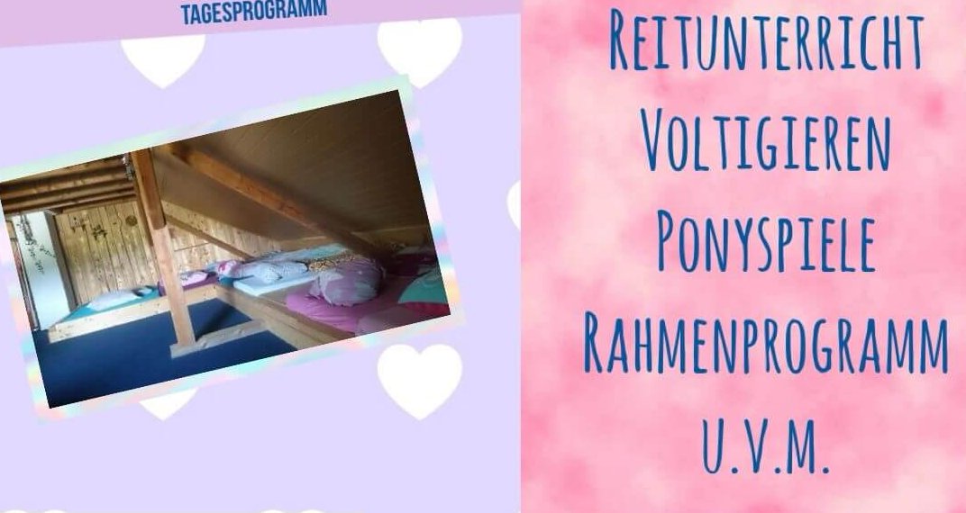 Reiterferien für Mädchen
