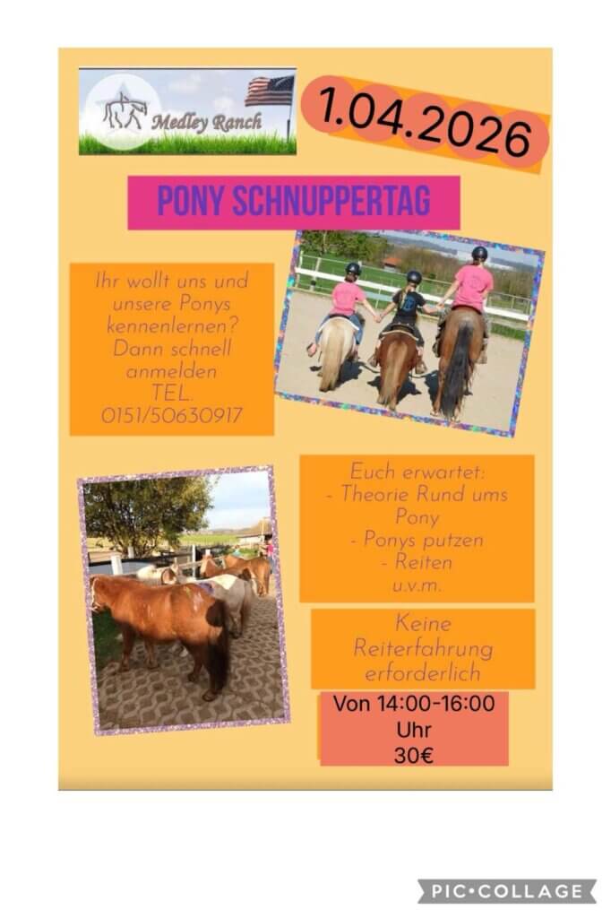 Pony Schnuppertag 01.04.2026